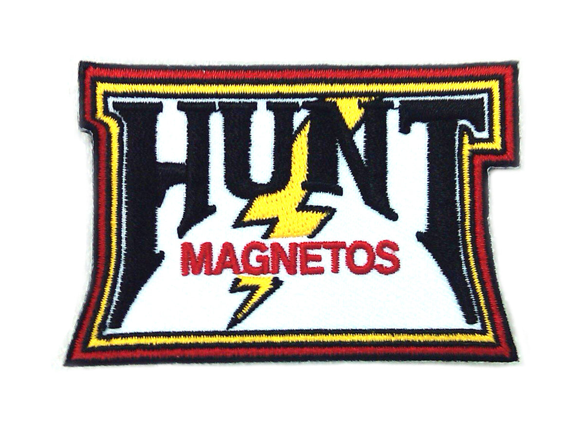 V-Twin Joe Hunt Magneto Vintage Patches - 2 Inch Set