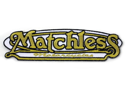 V-Twin Matchless Motorcycle Patches Set - 1.5 Inch Height Durable Iron-On Patches