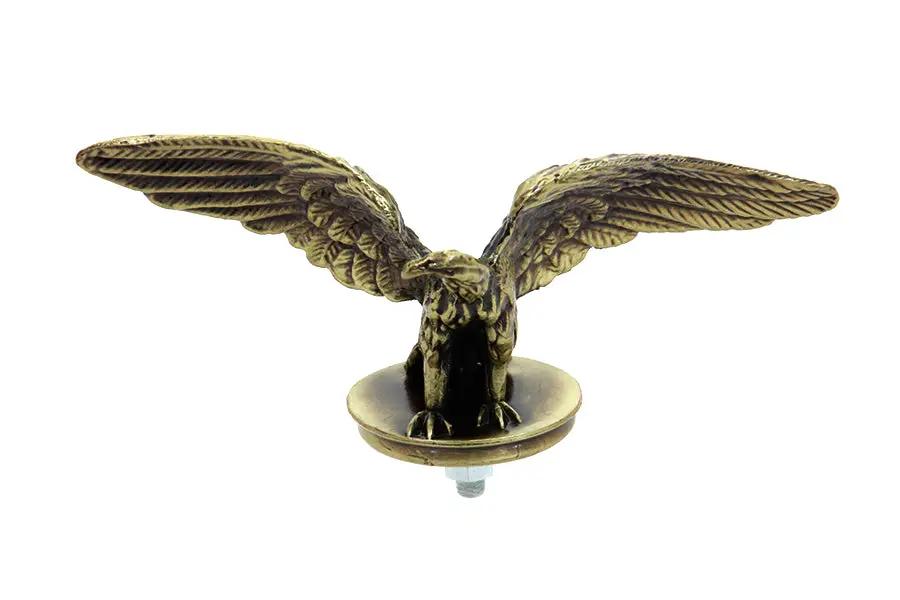 V-Twin Bronze Eagle Fender Ornament with Stud Mount - 4-7/8 Inch Wingspan by V-Twin