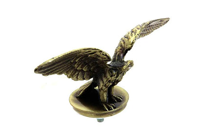 V-Twin Bronze Eagle Fender Ornament with Stud Mount - 4-7/8 Inch Wingspan by V-Twin