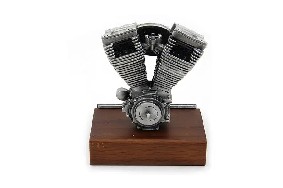 V-Twin TC-88 Replica Motor Model - 2.5 Inch Pewter Finish Accessory for Harley-Davidson Classic Bikes by V-Twin