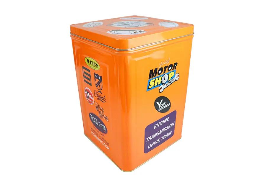V-Twin 5 Gallon Waste Can - Durable Metal Container for Heavy-Duty Use by V-Twin