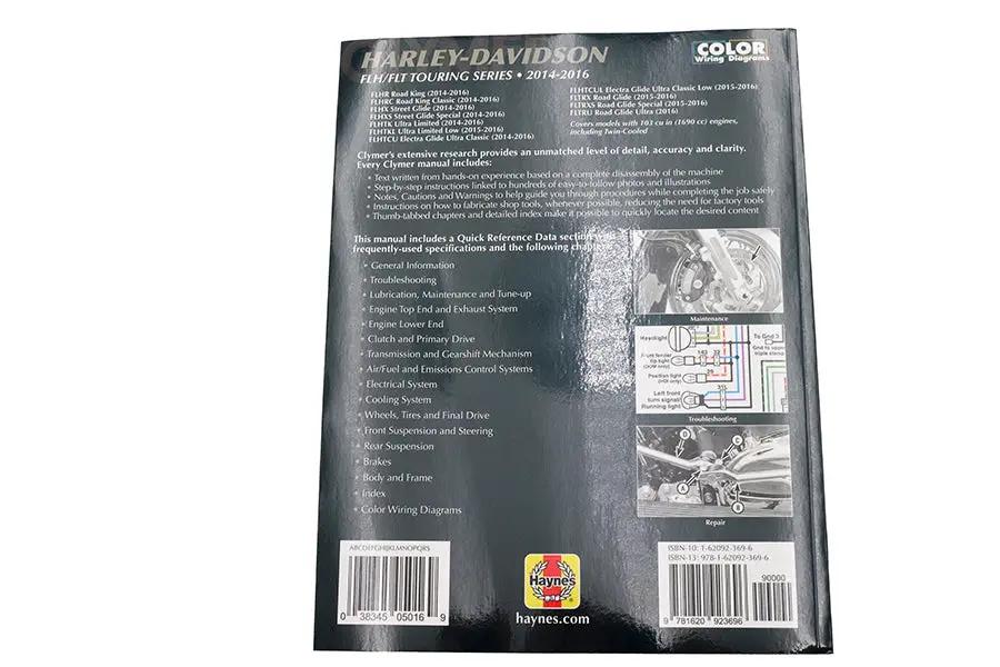 Clymer Repair Manual for 2014-2016 Harley Davidson FLT Models by Clymer Manuals