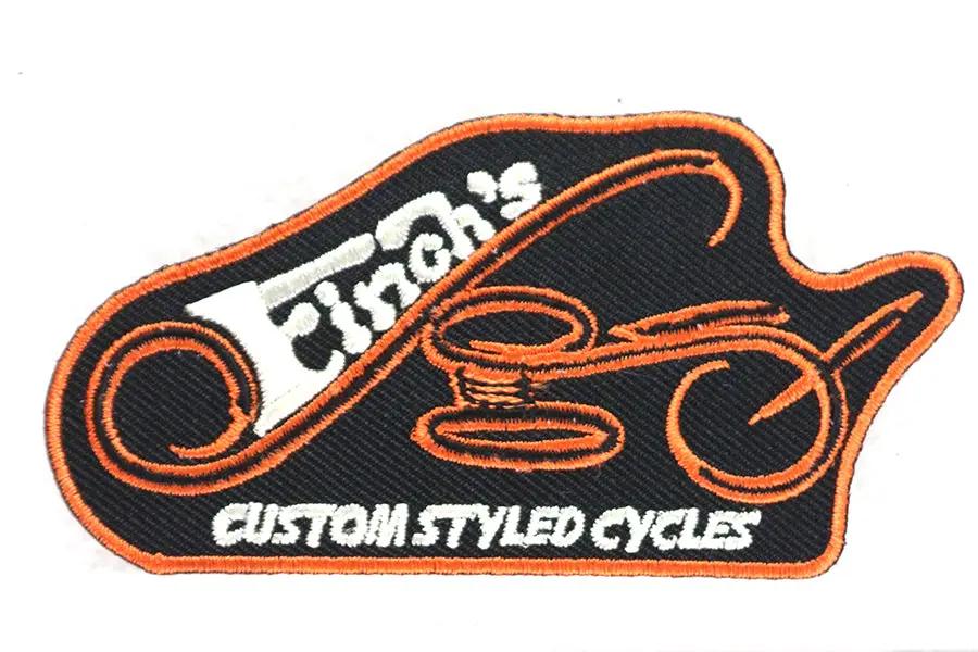 V-Twin Finch Custom Patch Set (Part #68174) - 2 Patches for Clothing and Accessories by V-Twin