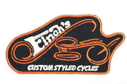 V-Twin Finch Custom Patch Set (Part #68174) - 2 Patches for Clothing and Accessories by V-Twin