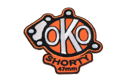 V-Twin OKO Shorty Patch Set - Motorcycle Emblem Patches for Clothing and Gear
