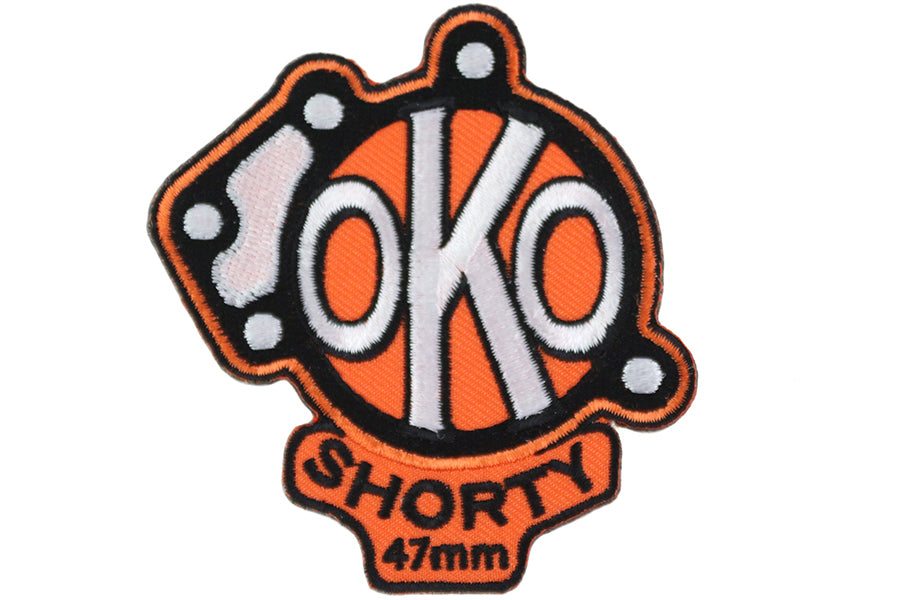 V-Twin OKO Shorty Patch Set - Motorcycle Emblem Patches for Clothing and Gear
