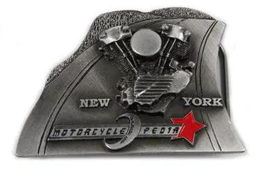 V-Twin Motorcyclepedia Belt Buckle - Classic 1980s and 1990s Style by V-Twin