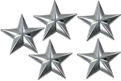 V-Twin Chrome Decorative Star Studs - Set of Five by V-Twin