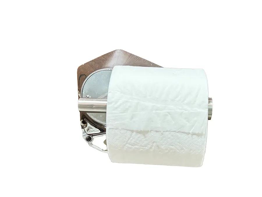 V-Twin Chrome Toilet Paper Holder Kit with Wall Mount Option by V-Twin
