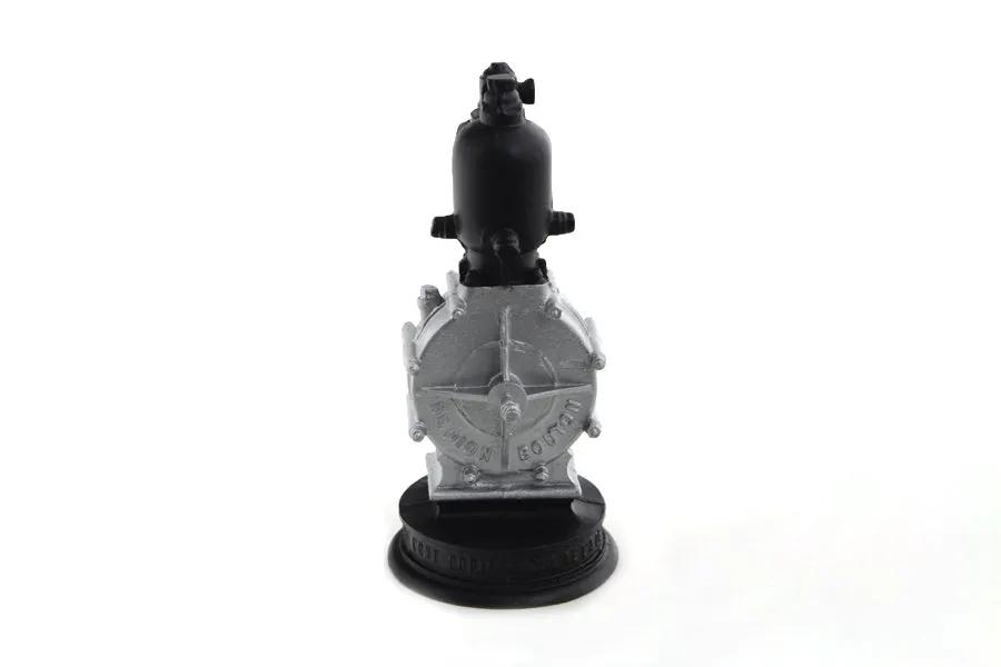 V-Twin De Dion Motor Engine Model - Pewter Metal, 4-3/8 inch Height by V-Twin