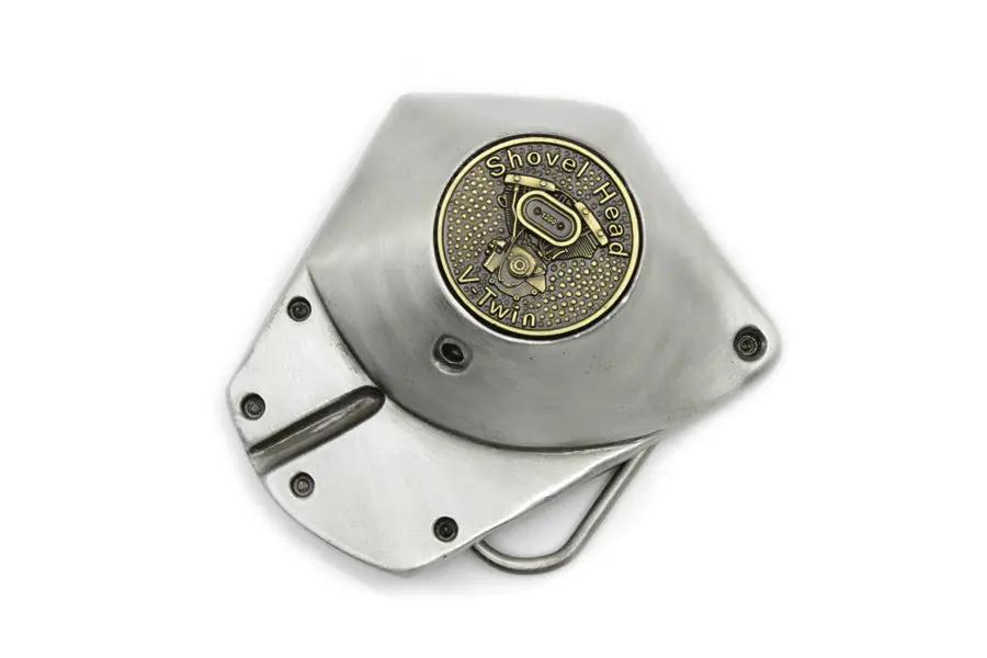 V-Twin Nose Cone Belt Buckle - Reproduction of 1980s and 1990s Style Belt Buckles by V-Twin