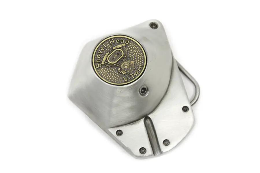 V-Twin Nose Cone Belt Buckle - Reproduction of 1980s and 1990s Style Belt Buckles by V-Twin