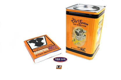 V-Twin Parts Book and Patch Set - 48-2100 5 Gallon Can Kit for Collectors and Enthusiasts by V-Twin