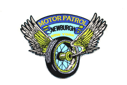 V-Twin Police Motor Patrol Newburgh, NY Patches Set