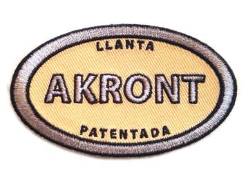 V-Twin Akront Rim Patches Set - 1.8 Inch Wide Adhesive Patches for Motorcycle Rims