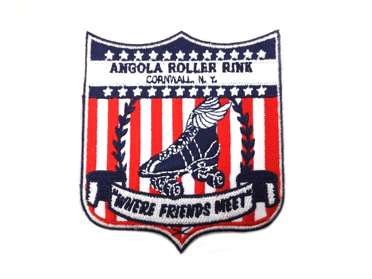 V-Twin Angola Roller Rink Cornwall Patches - 3.25 Inch Set