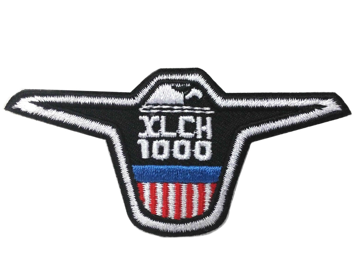 V-Twin 68098 1000 XLCH Patches - Vintage Style Oilzum and Indian Arrow Designs