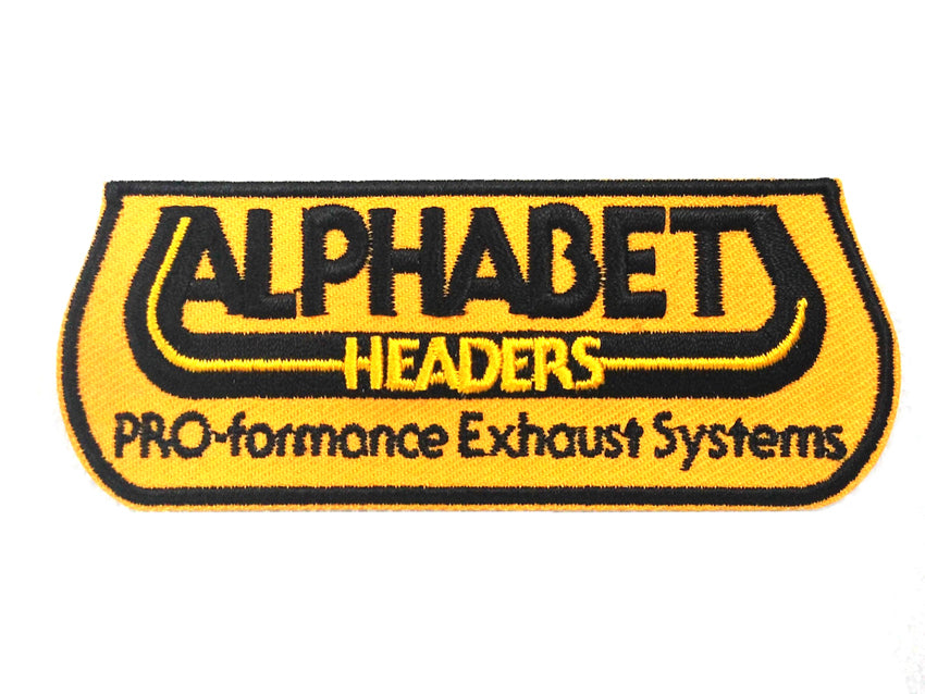 V-Twin Alphabet Exhaust Patches Set - Vintage Style Motorcycle Repair and Customization