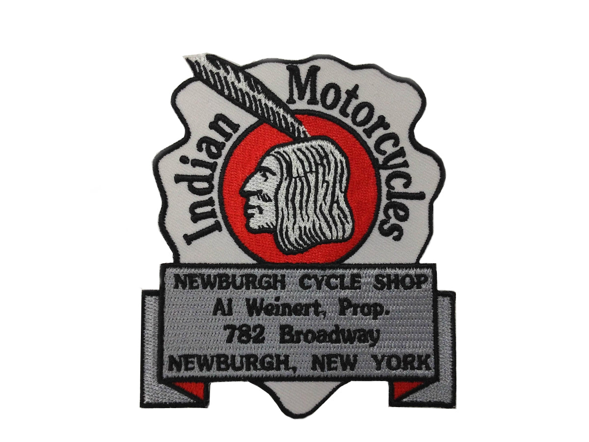 V-Twin Wienert Newburgh Cycle Patches - Pair of Vintage Style Motorcycle Accents