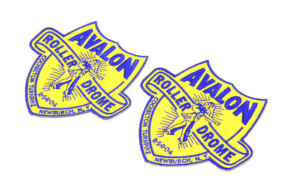 V-Twin Avalon Newburgh Patches Set of 2 - 3.4 x 3.27 Inches Decorative Patches for Motorcycles and Apparel