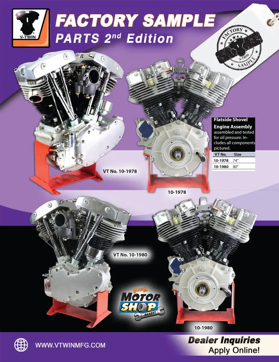 V-Twin Factory Sample Catalog Supplement by V-Twin