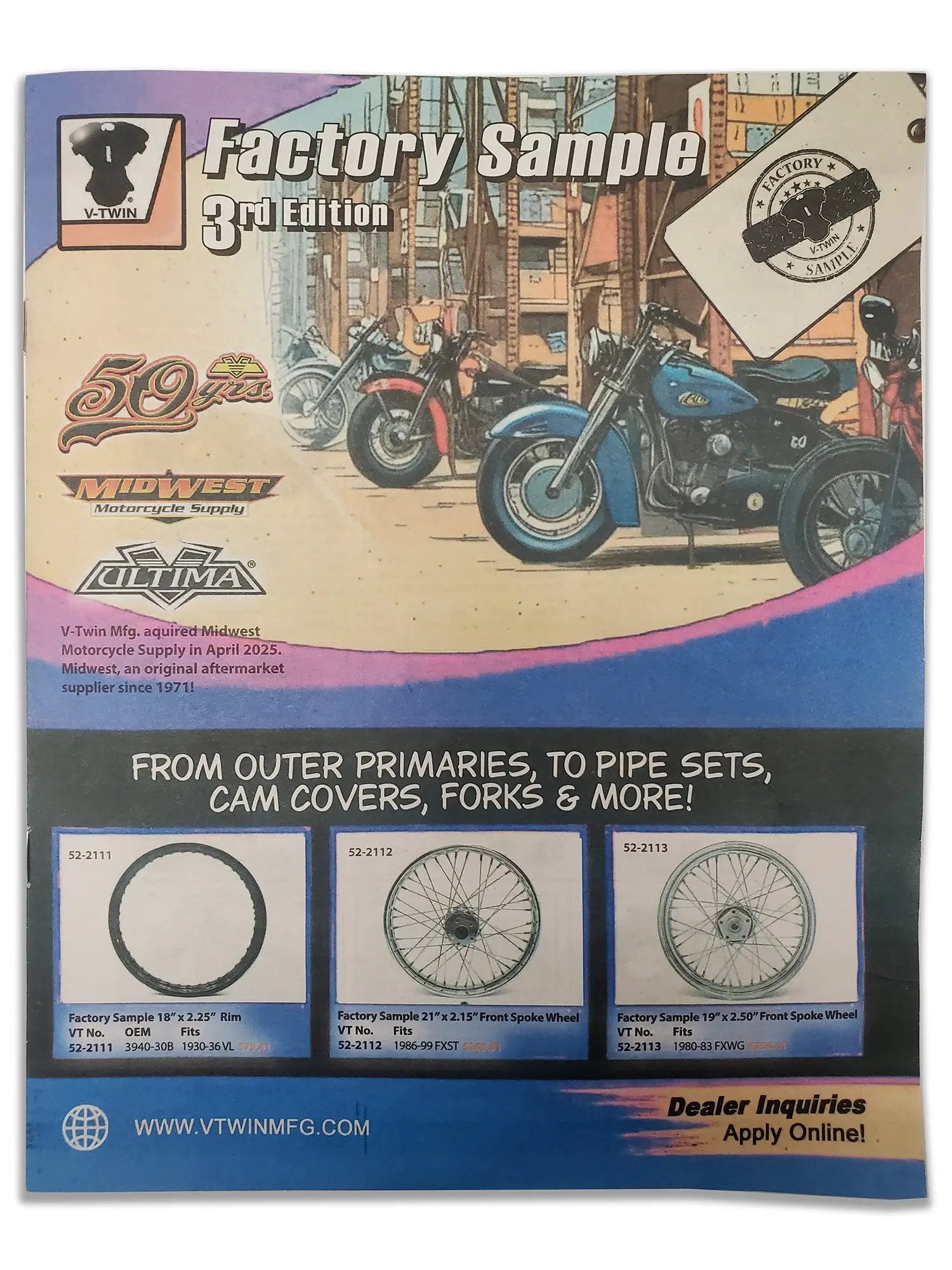 V-Twin Factory Sample Catalog Supplement by V-Twin