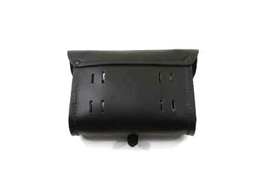 Pac-Kit Windshield Pouch Black Leather - Fits Harley Davidson FLH (1960-1969) by Pac-Kit