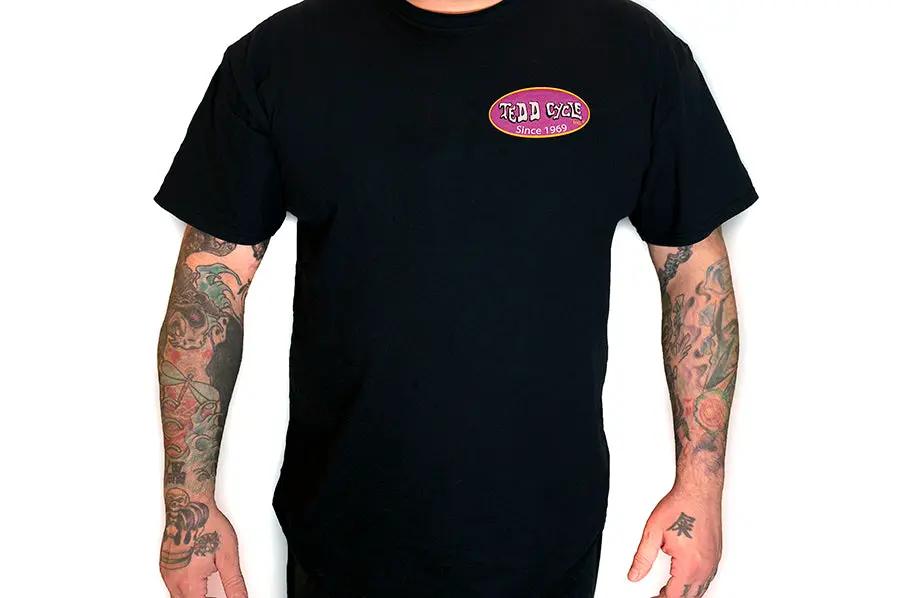 V-Twin Panhead T-Shirt Small - Classic Motorcycle Apparel from V-Twin by V-Twin