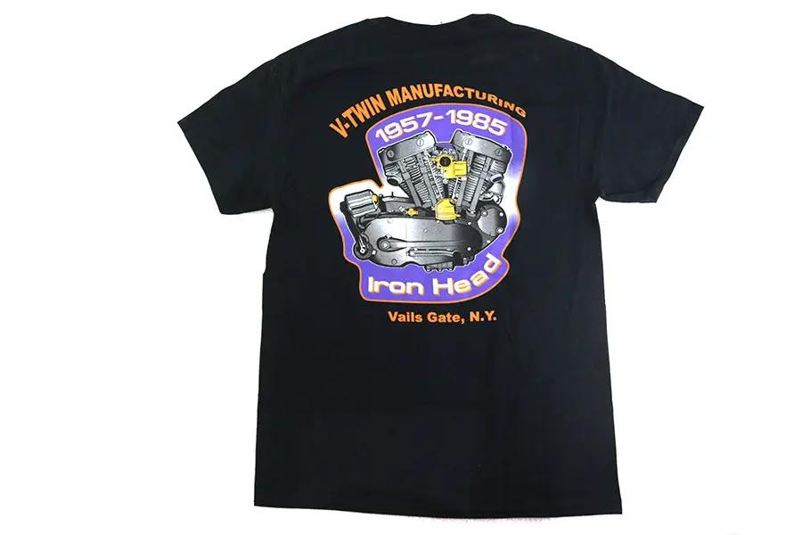 V-Twin Ironhead T-Shirt Medium – Classic Motorcycle Enthusiast Apparel by V-Twin