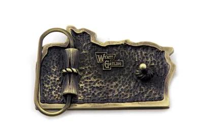 V-Twin 1936 Knucklehead Belt Buckle - Classic Reproduction from the 1980s and 1990s by V-Twin