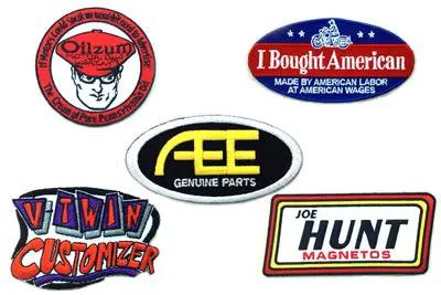 V-Twin Cloth Patch Set Series 1 - Durable Iron-On Patches for Clothing Repairs by V-Twin