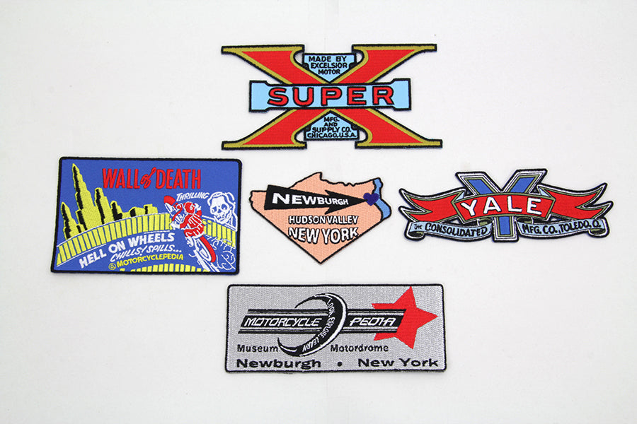 V-Twin Cloth Patch Set Series 12 - Durable Iron-On Patches for Clothing Repair