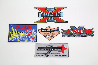 V-Twin Cloth Patch Set Series 12 - Durable Iron-On Patches for Clothing Repair