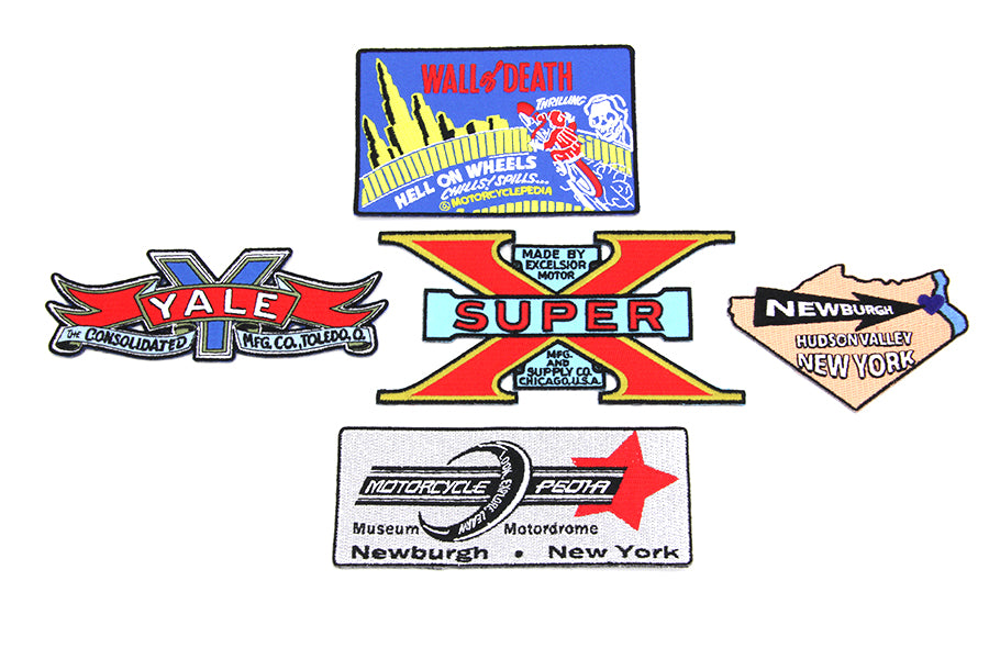 V-Twin Cloth Patch Set Series 12 - Durable Iron-On Patches for Clothing Repair