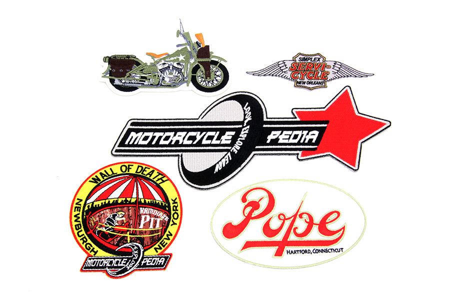 V-Twin Cloth Patch Set Series 13 - Durable Fabric Patches for Clothing Repair