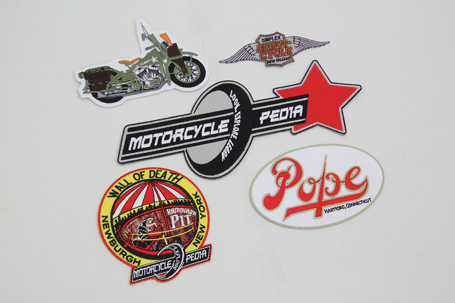 V-Twin Cloth Patch Set Series 13 - Durable Fabric Patches for Clothing Repair