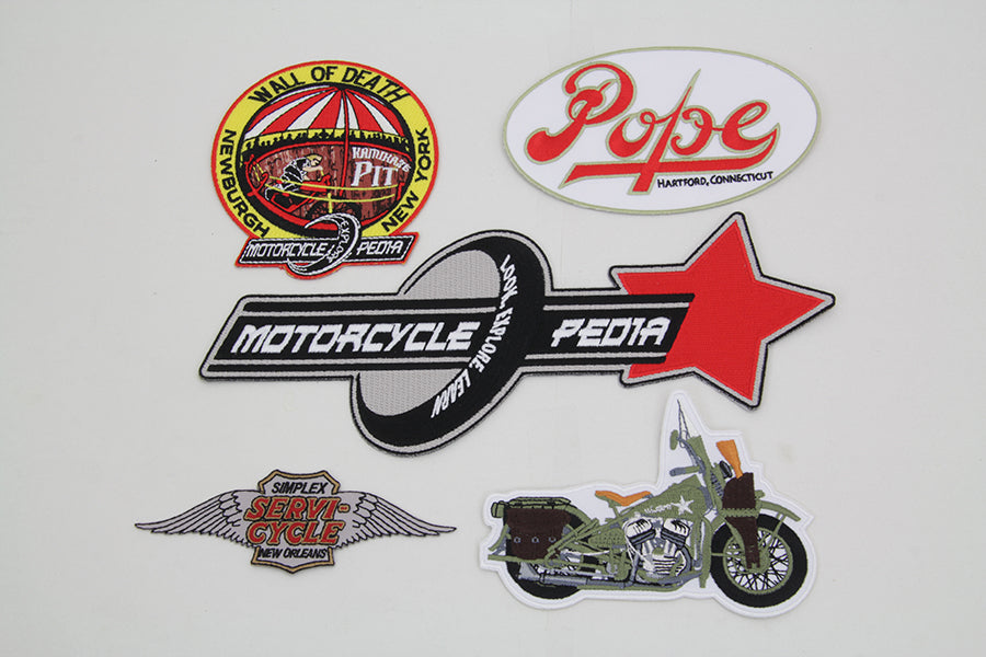 V-Twin Cloth Patch Set Series 13 - Durable Fabric Patches for Clothing Repair