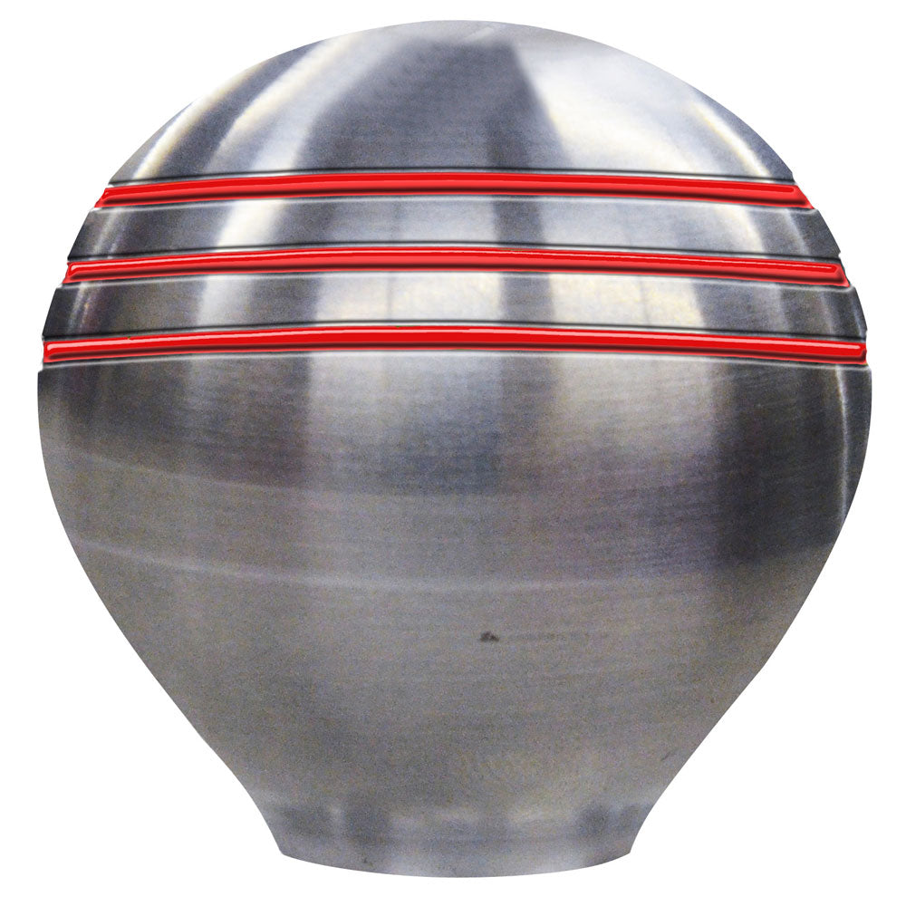Schmitt Marine 1-1/2 Inch Red Grooved Throttle Knob, Part Number 50020