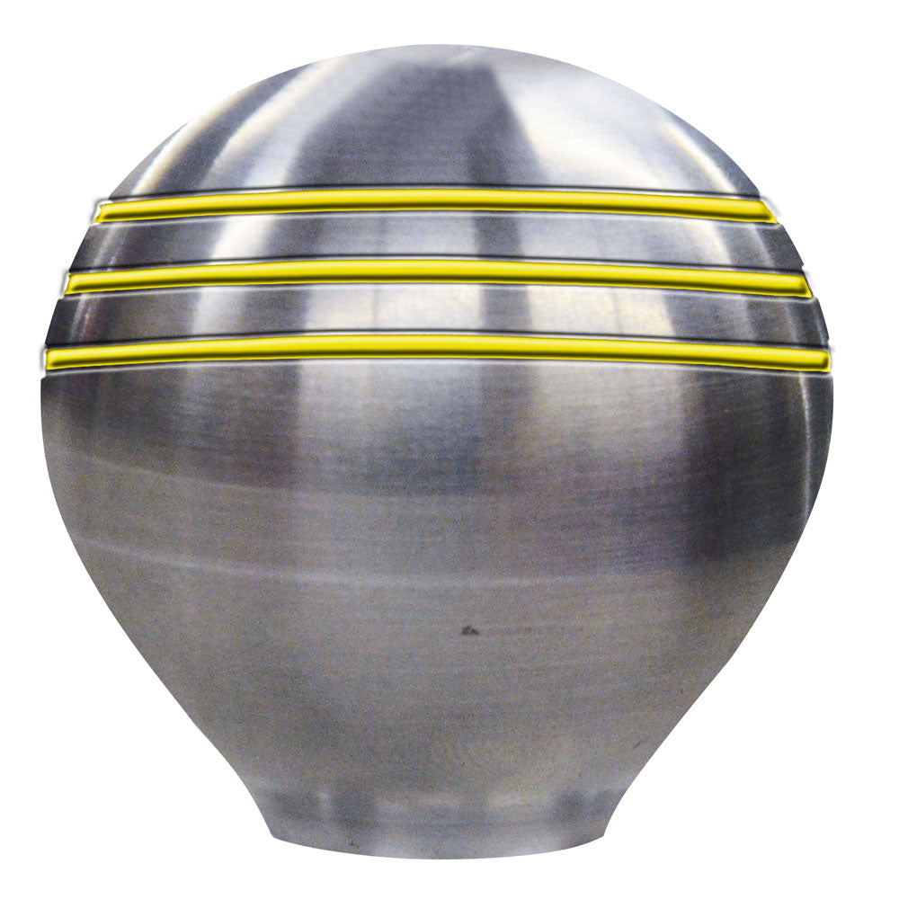 Schmitt Marine 50025 Throttle Knob - 1-1/2 inch Gold Grooves for Morse Controls