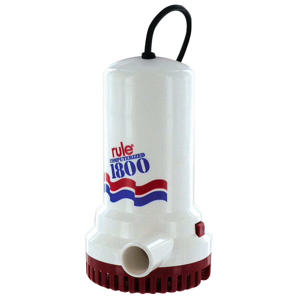 Rule 1800 Sump and Utility Pump with 8 ft Cord - 110V Automatic Operation