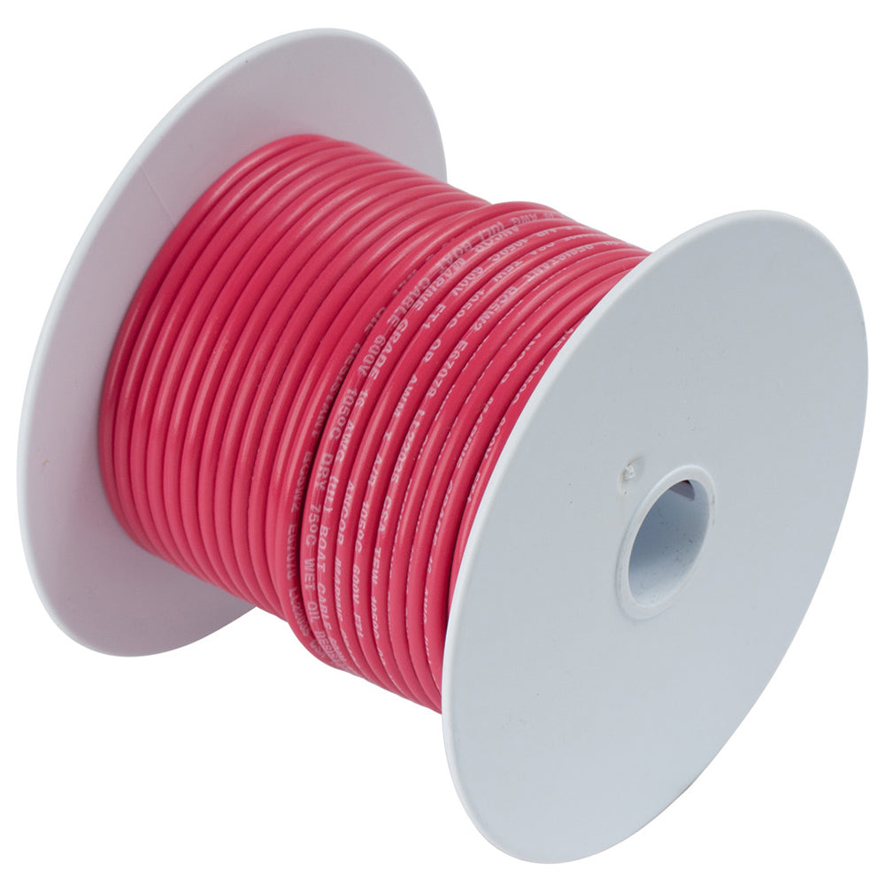 Ancor Red 2 AWG Battery Cable - 100 Feet for Marine and Automotive Applications