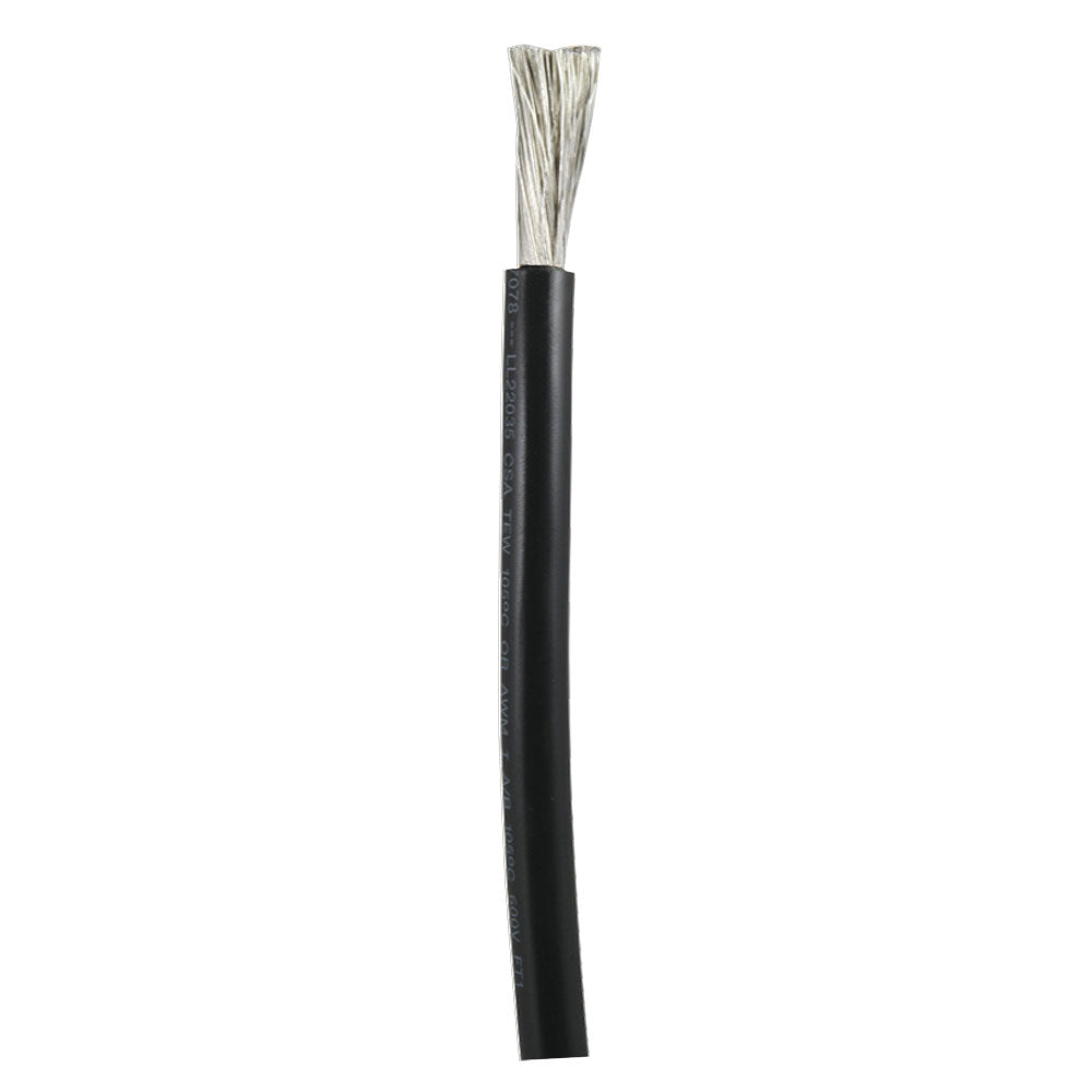 Ancor Black 1/0 AWG Marine Grade Battery Cable – Sold by the Foot