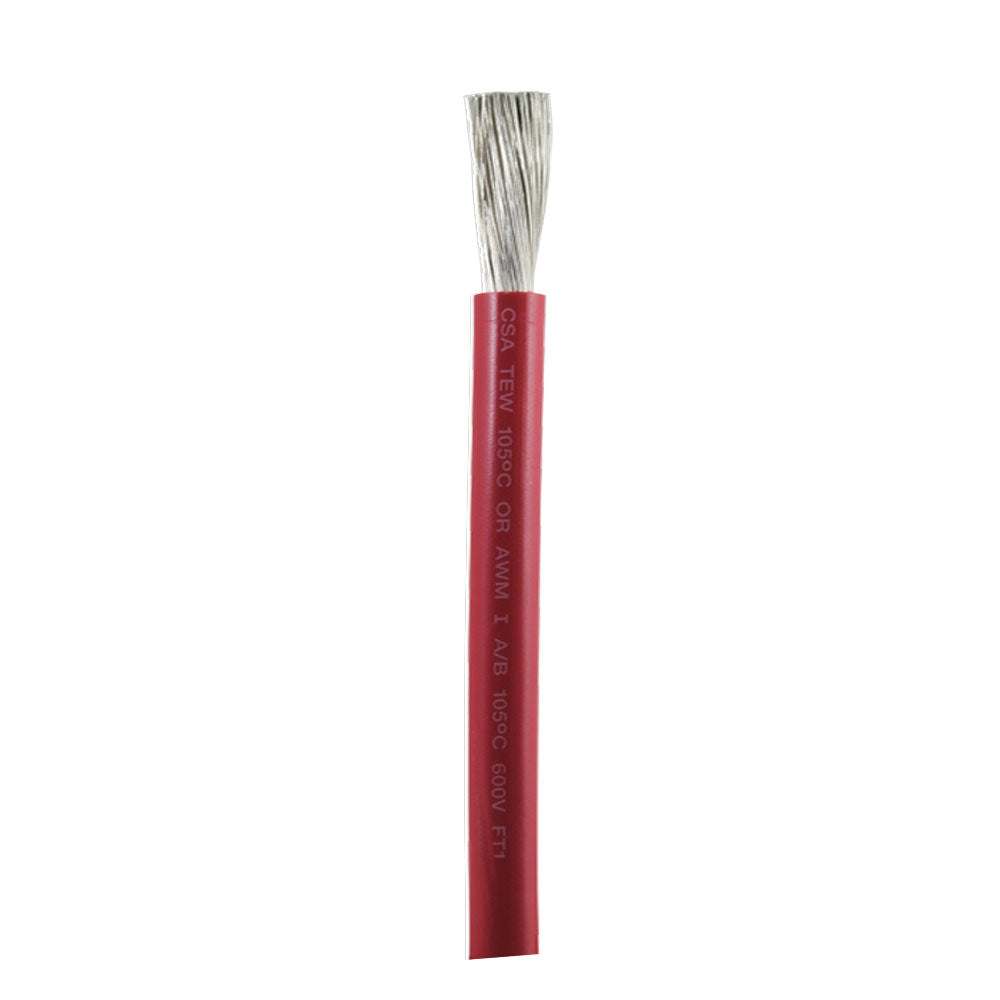 Ancor Red 1/0 AWG Marine Battery Cable - Sold by The Foot
