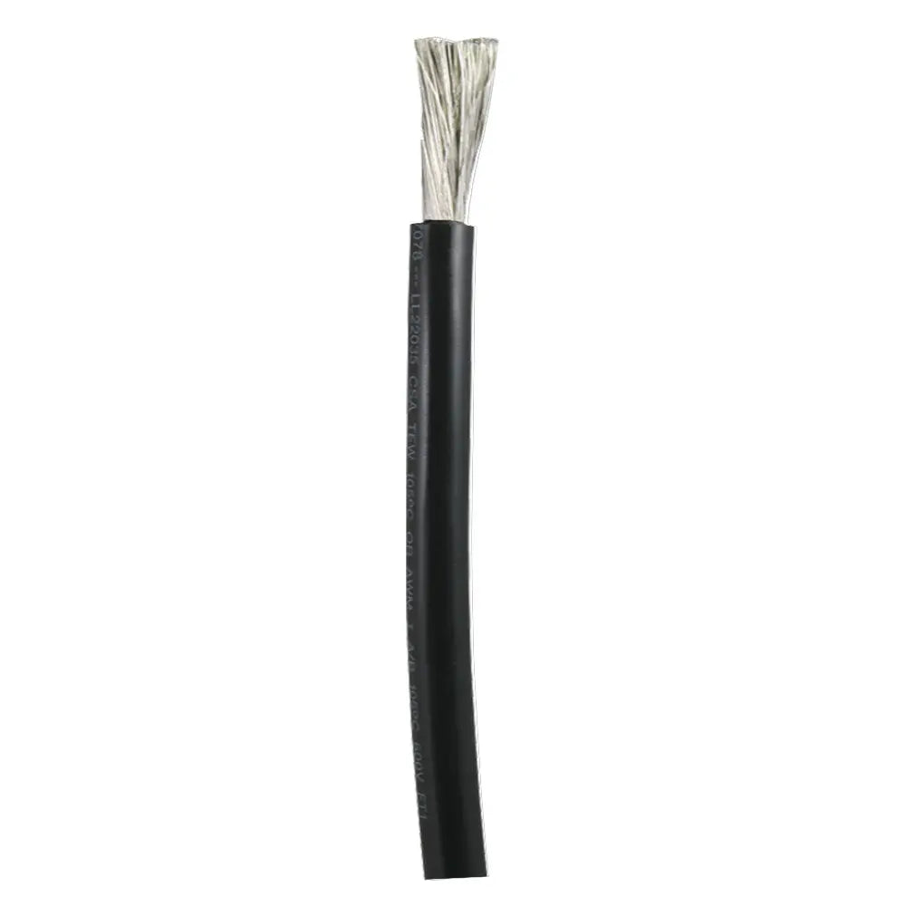 Ancor Black 2/0 AWG Battery Cable - Sold by The Foot