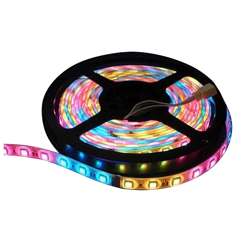 Lunasea Waterproof IP68 LED Strip Lights - Red, Green, Blue - 16.4 ft
