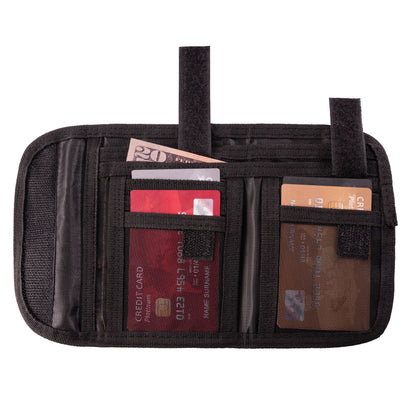 Rothco Deluxe Tri-Fold ID Wallet Black - Multi-Compartment Card Holder