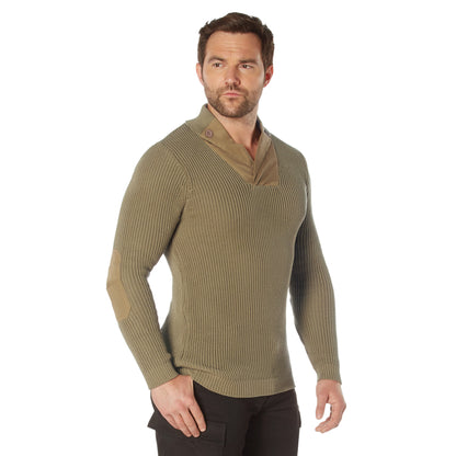 Rothco WWII Vintage Mechanics Sweater - Khaki, Size M