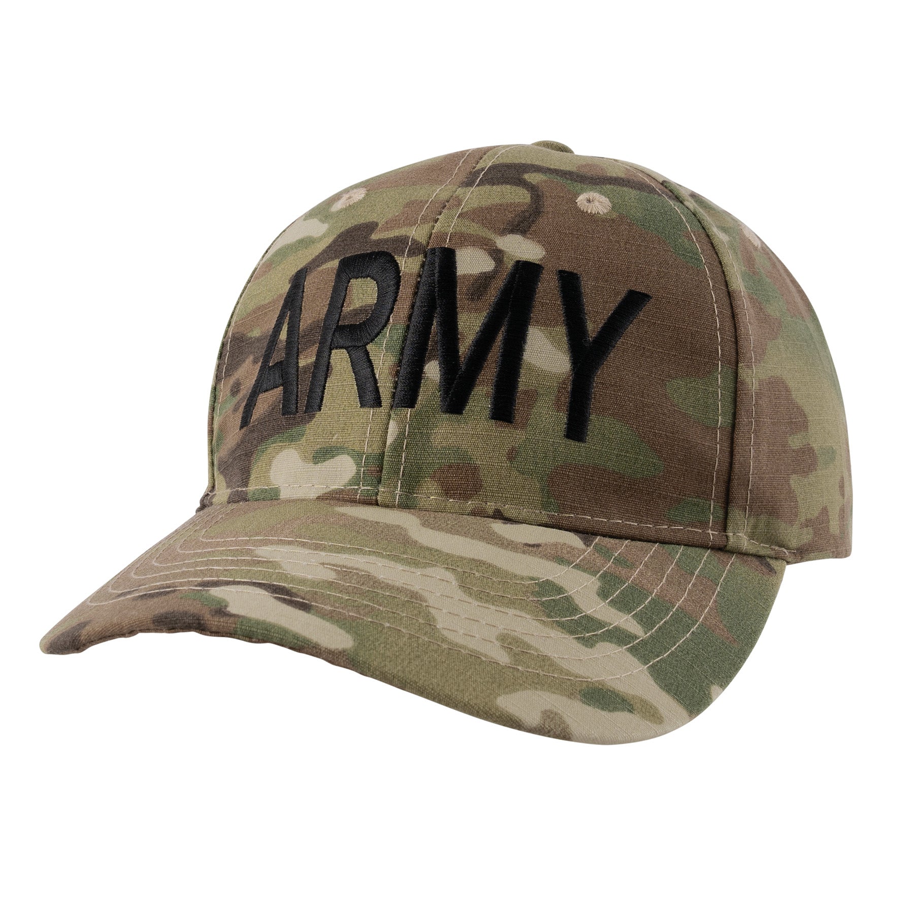 Rothco Army Supreme Low Profile Cap in MultiCam – Lightweight Military Style Hat with Breathable Design
