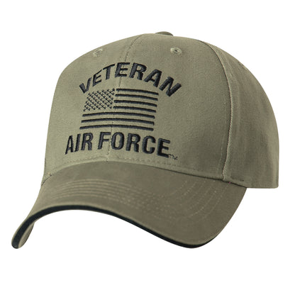 Rothco Vintage Veteran Low Profile Cap with Air Force Emblem